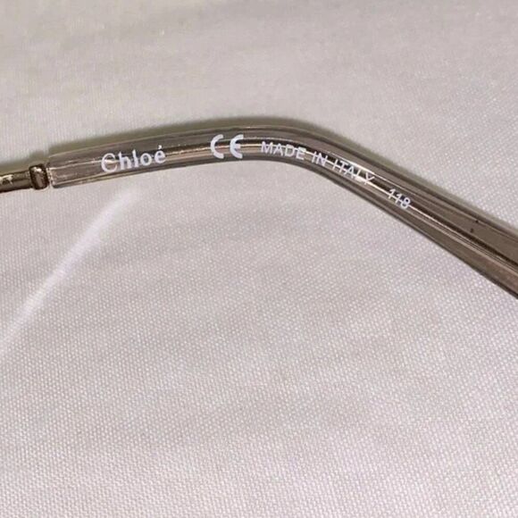 NWOT Chloé Carlina CE119S 734 Smoke Grey Lens Gold Frame Oversized Sunglasses - Picture 6 of 16